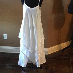 White Sleeveless Top and Palazzo Pants
